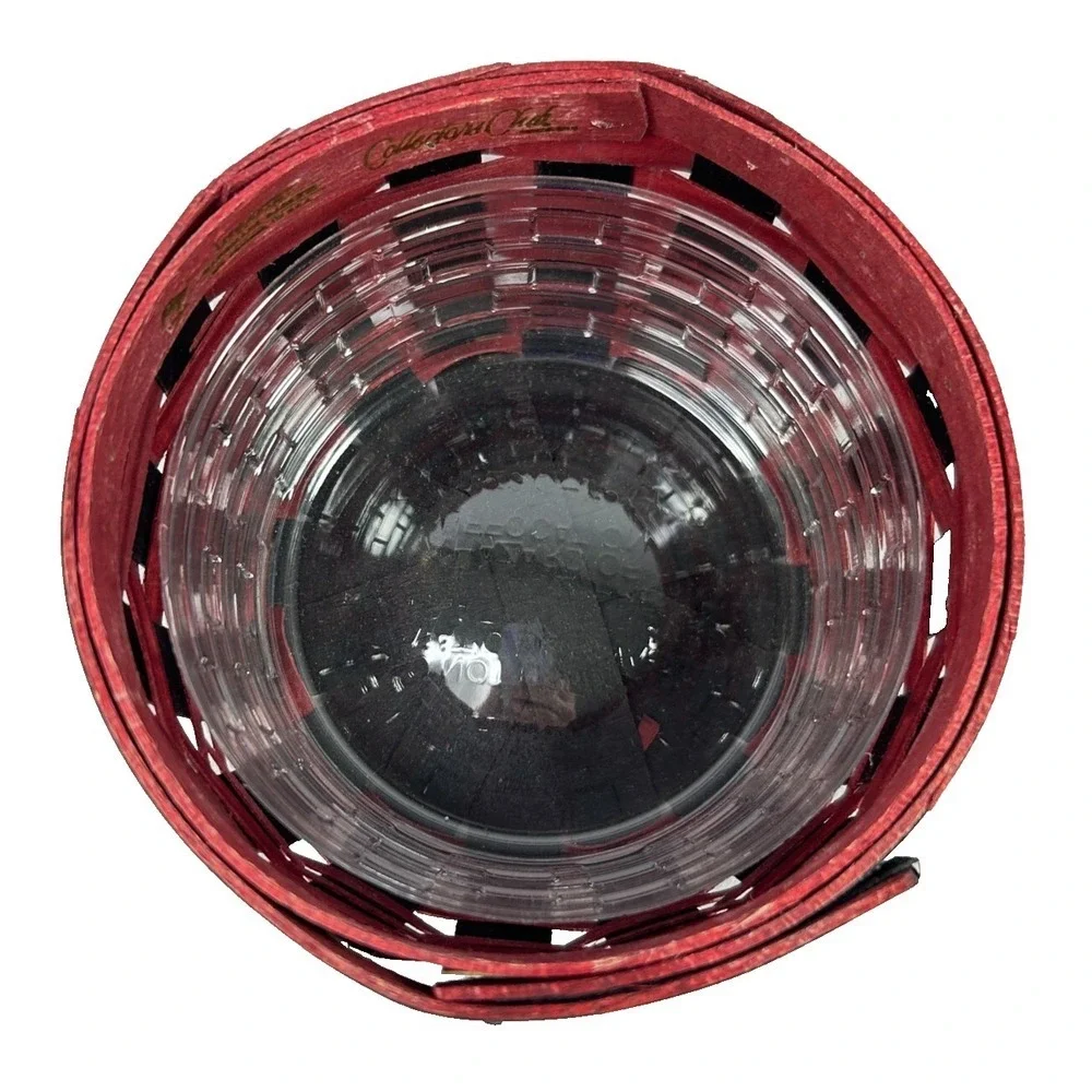 Longaberger LITTLE LADYBUG Basket Lid & Legs Plastic Protector 2009 - Lid Repair